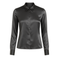 Charcoal Silk Blouse - Wadorth Shirts