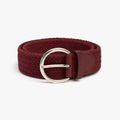 Crimson Cord Belt - Wadorth Belts