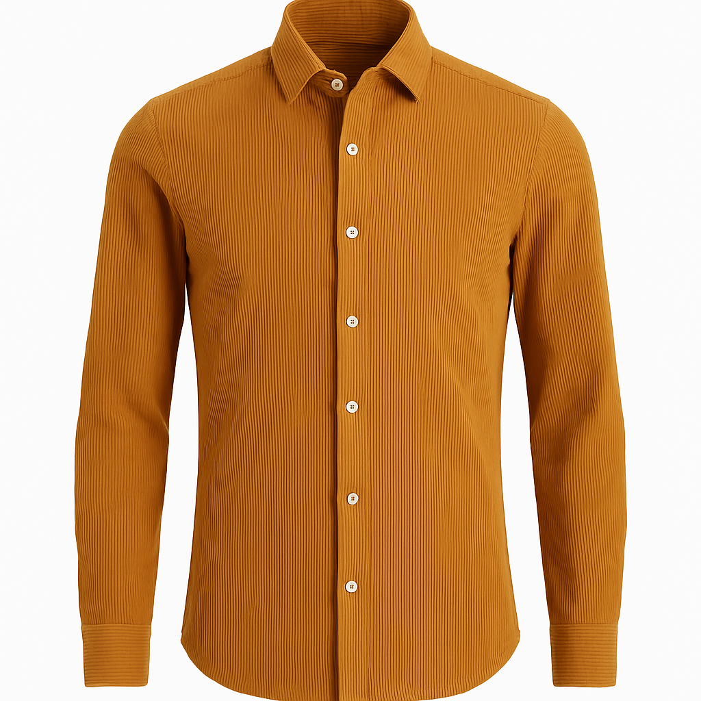 Mustard Corduroy Shirt - Wadorth Shirts