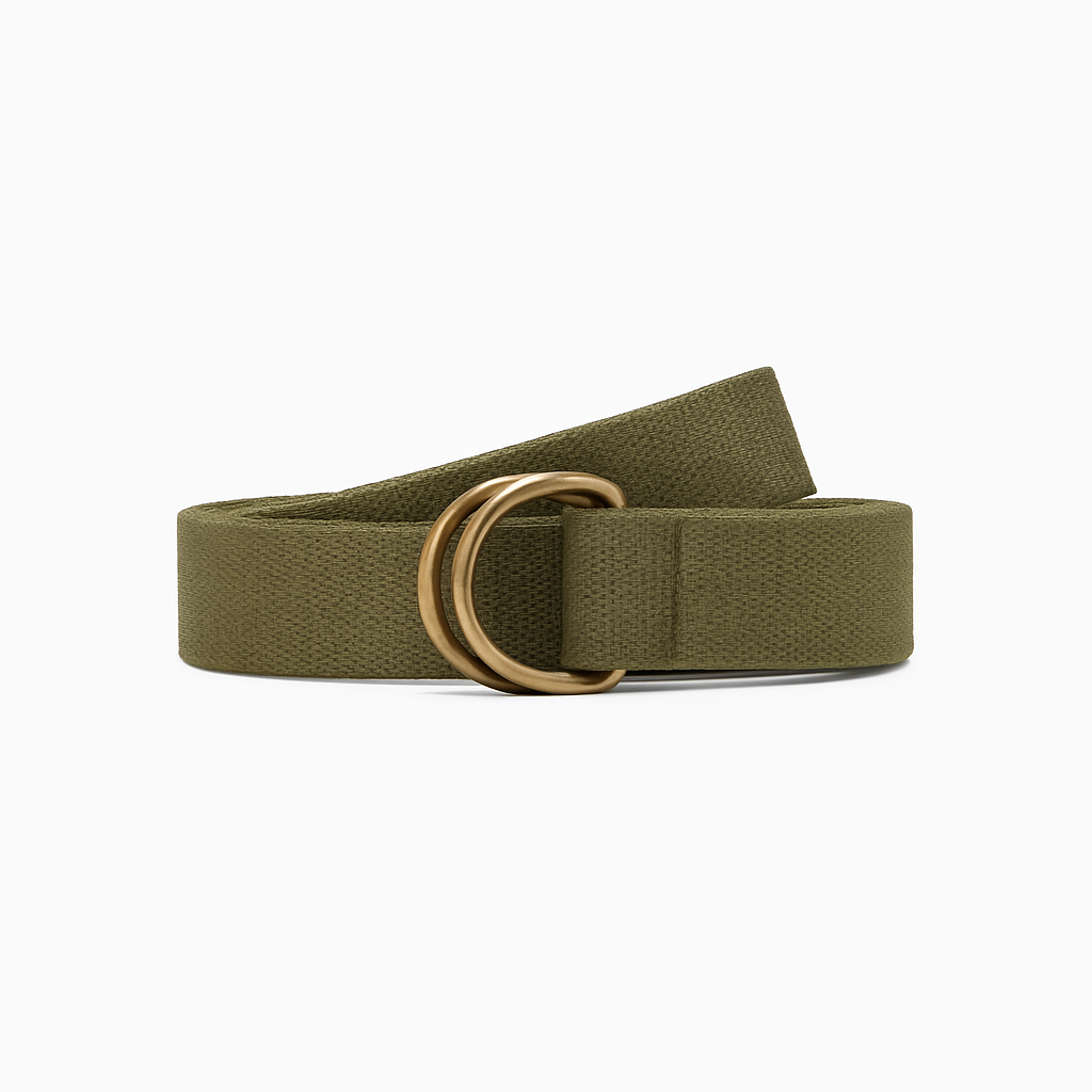 Olive Canvas Belt - Wadorth Belts