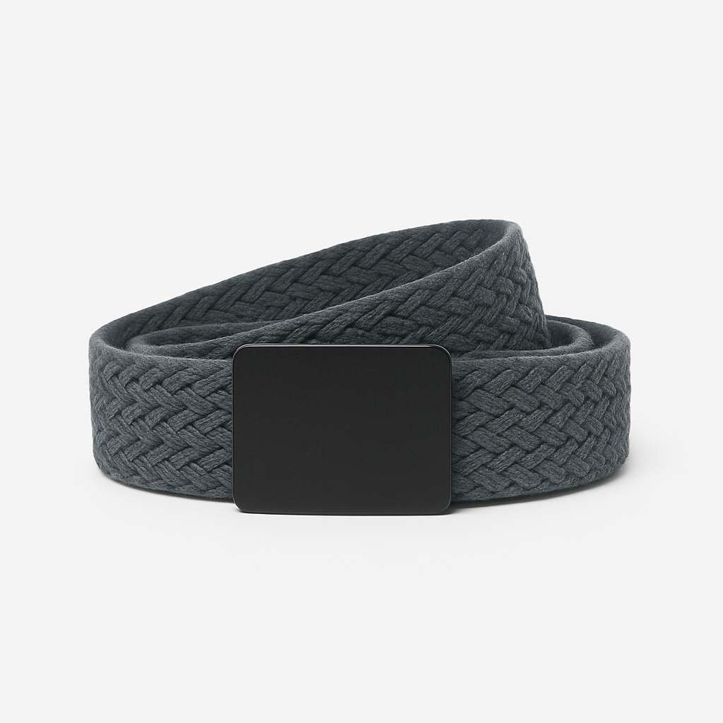Slate Woven Belt - Wadorth Belts